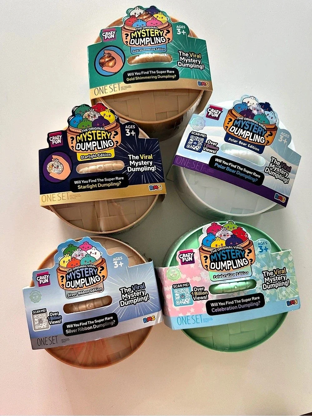 Newest ✨ RMS Dumpling Squishy Bundle of 5 NWT